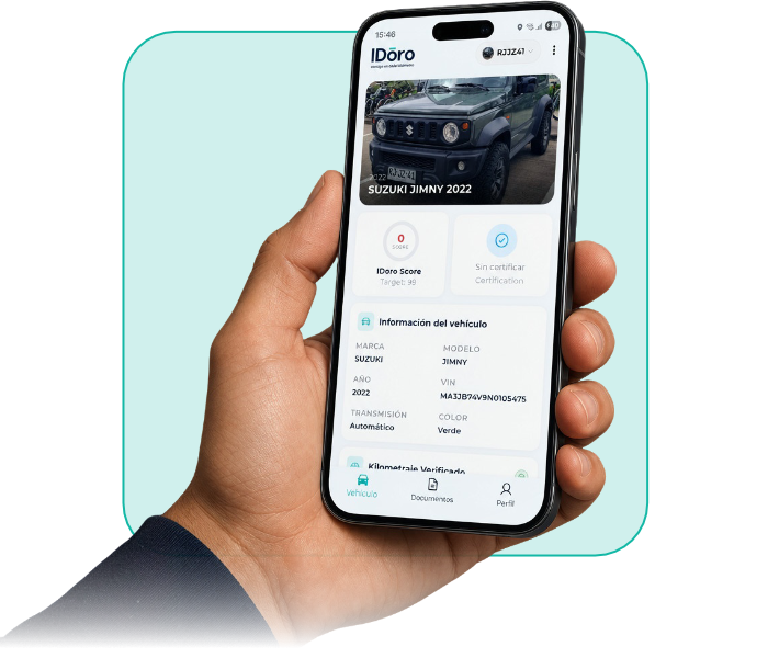 Vista de la app